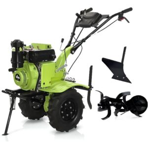 Motobineuse à Moteur Diesel avec Transmission Direct 7CV