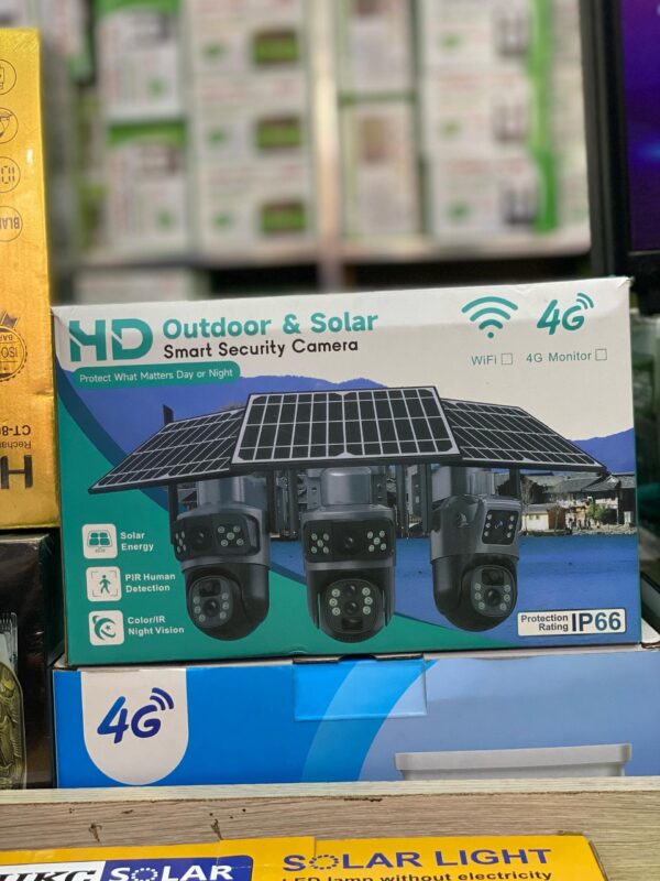 Caméra de surveillance solaire
