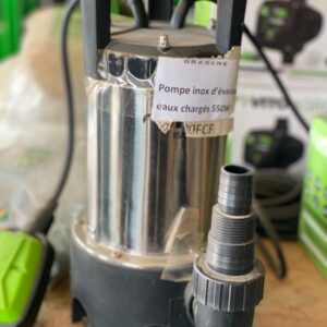 Pompe Inox d'évacuation