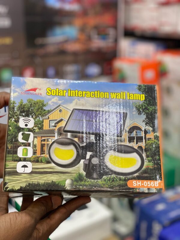 Solar interaction wall lamp